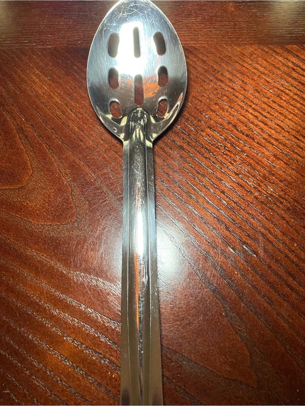NSF Polar Ware, Co Stainlesst Steel Slotted Serving Spoon - Silver